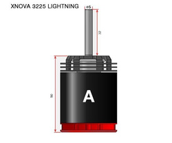 Silnik Xnova 3225 Lightning 1100KV