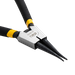 Straight Exterior Circlip Pliers 7" Yellow
