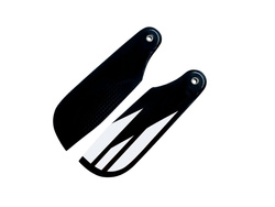 Łopatki ogonowe węglowe SAB 72mm białe