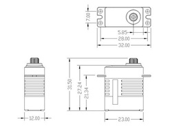 Servos Combo NEXSPOR 3x CLS2310S V3 / 1x CLS3507T