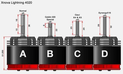 Silnik Xnova 4020 Lightning 1350KV