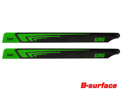 1st Main Blades CFK 690mm FBL (green) B-Class