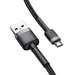 Cable USB to Micro USB Baseus Cafule 2.4A 1m (Black)