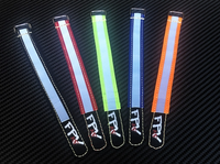 Battery Strap RJX FPV Reflective (300x20mm 2 pcs) Blue