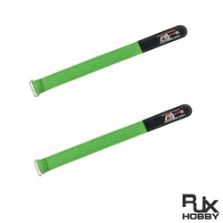 Battery Strap RJX Kevlar anti-slip (350x20mm 2 pcs) Green