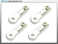 Blade 130X - CNC AL Tail Boom Support End Set (Silver)