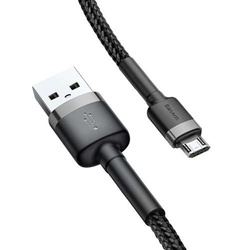 Cable USB to Micro USB Baseus Cafule 2.4A 1m (Black)