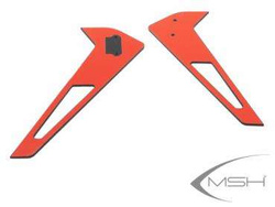 Protos 380 - Vertical fin sticker - Red