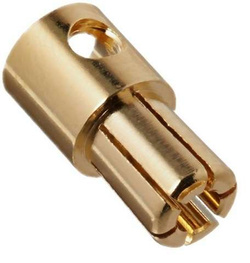 Connector Gold 6mm - male