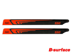 1st Main Blades CFK 550mm FBL (orange) B-Class