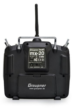 Nadajnik Graupner MX-20 2.4GHz HoTT + odbiornik GR-16