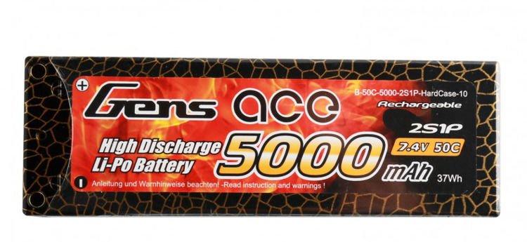 Akumulator Gens Ace 2s 7 4v 5000mah 50c Hardcase Akumulatory Li Pol 2s Rc Forever Najlepszy Sklep Modelarski Modele Zdalnie Sterowane Modelarnia